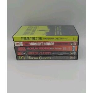 Horror Lot of 5 - The Midnight Horror Collection - Horror Classics - 29 Movies‎
